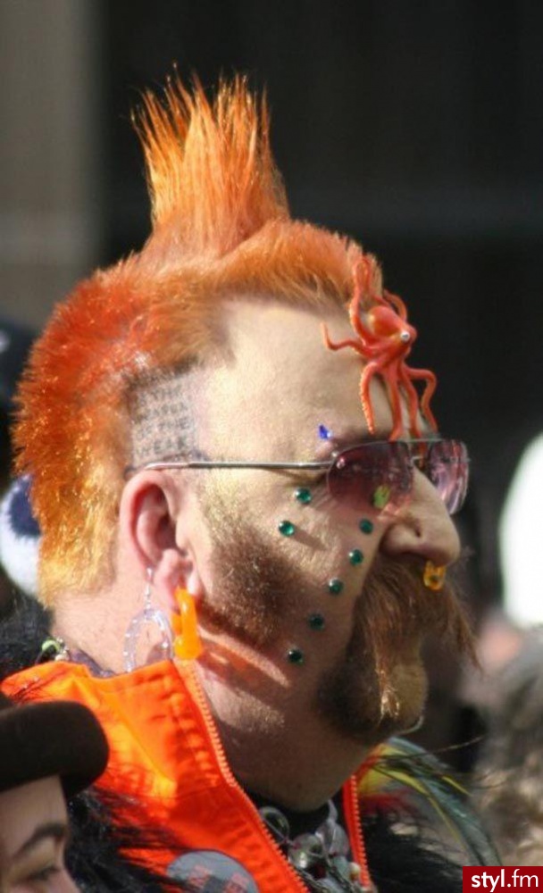 Punk Rock Alternatywne Średnie Fryzury