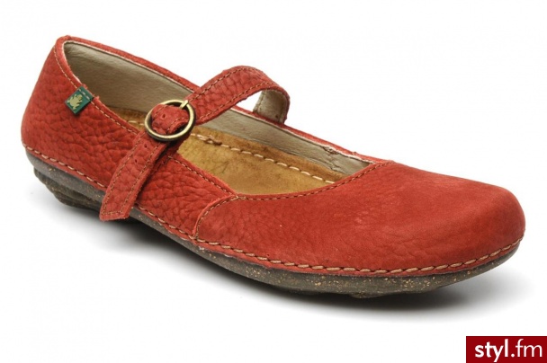 El Naturalista BALERINKI TORCAL N°301 BY (Czerwony) - Balerinki Buty Moda