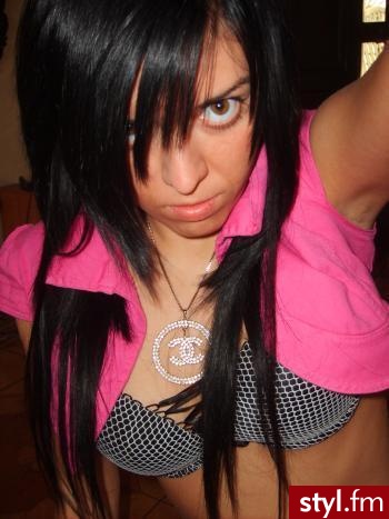EMO Alternatywne Średnie Fryzury