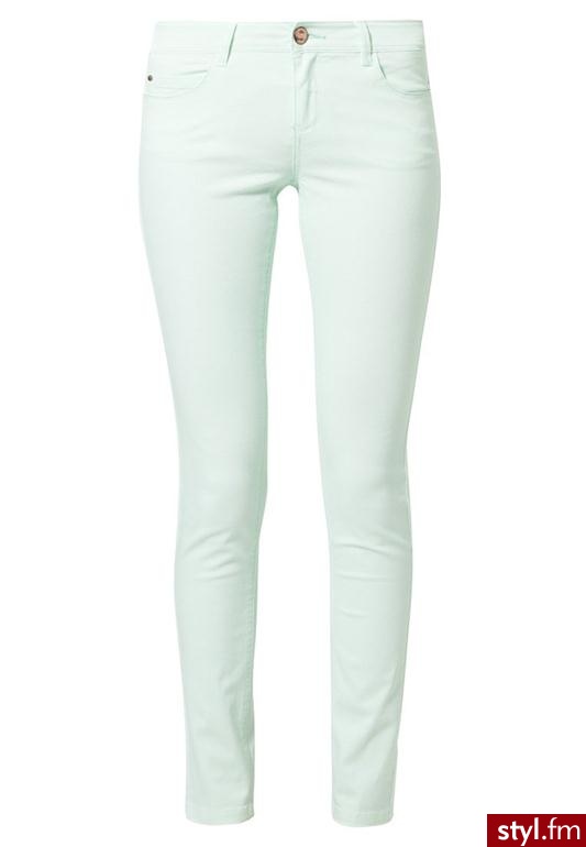 ONLY NYNNE Jeansy Slim fit turkusowy (15068614) - Jeansy Spodnie Moda
