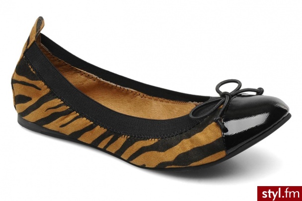 Buffalo Balerinki Bray (Brązowy) - Balerinki Buty Moda