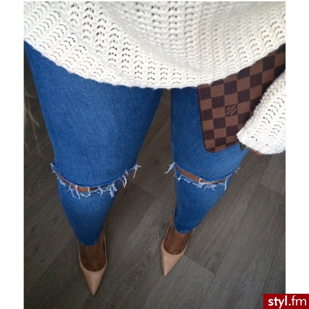 Jeansy Spodnie Moda
