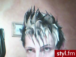 fryzury w stylu punk. Fryzury dla odważnych. fryzury w stylu punk - Internetowy Katalog Fryzur IKF.com.pl, propozycje fryzur na każdą okazję np. fryzury studniowkowe - Punk Rock Alternatywne Średnie Fryzury