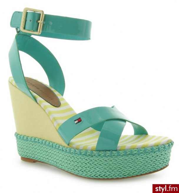 Tommy Hilfiger ESTELLE 1 FW56815826 004 CERAMIC/ELFIN YELLOW - Koturny Buty Moda
