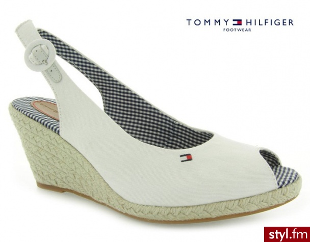 Tommy Hilfiger MARY 9A WHITE - Koturny Buty Moda