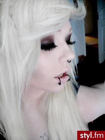 EMO Alternatywne Średnie Fryzury