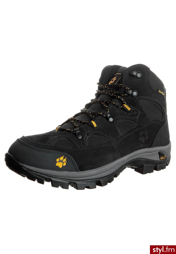 Jack Wolfskin ALL TERRAIN TEXAPORE Trzewiki trekkingowe czarny - Kozaki Buty Moda