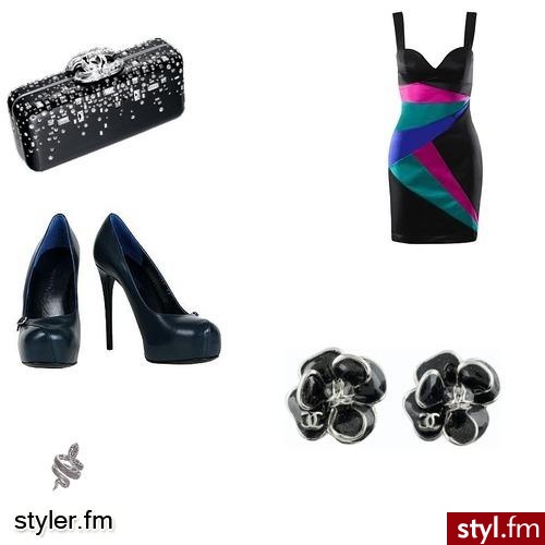prosto i elegancko. róż i czerń - Styler
