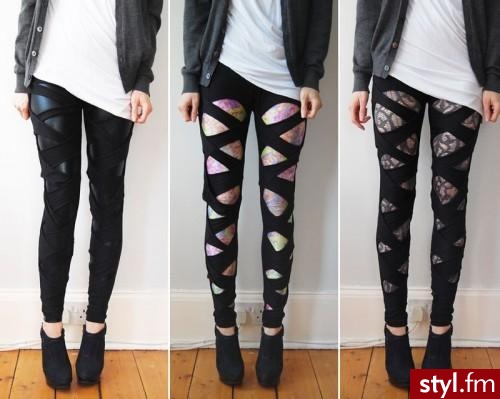 Leginsy Spodnie Moda
