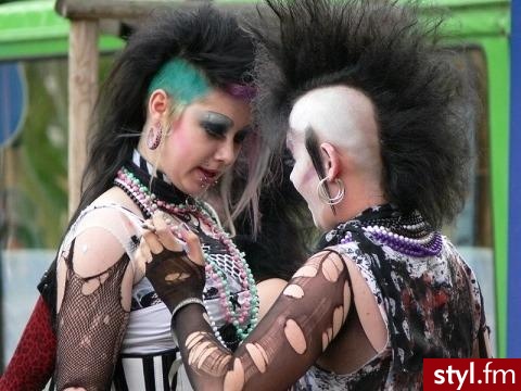 Punk Rock Alternatywne Średnie Fryzury