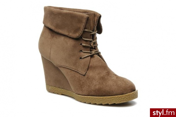 Arian PÓŁBUTY I BOTKI OULDA BY ARIAN (Beżowy) - Botki Buty Moda