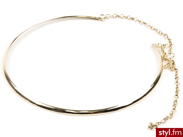Iloko NASzYJNIK CHOKER zŁOTY - Naszyjniki Biżuteria Moda