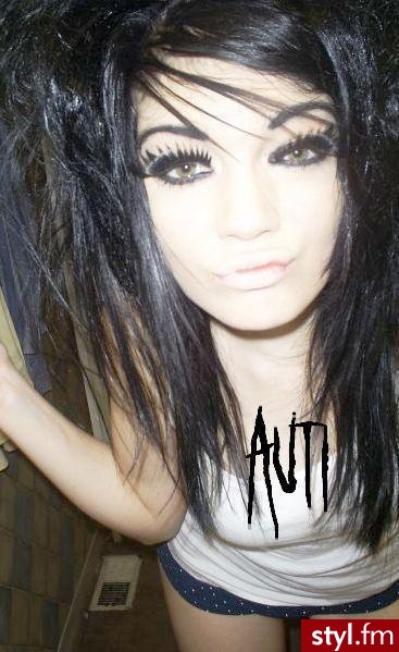 EMO Alternatywne Średnie Fryzury