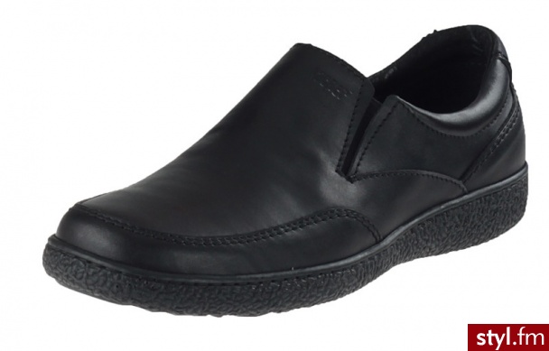 Kacper Półbuty 1-1114 Czarne 632 - Półbuty Buty Moda