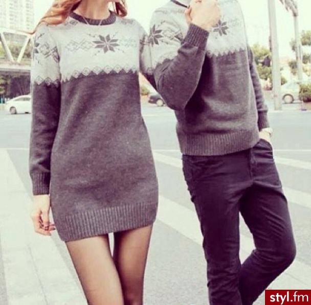 Sweterek dla niej i dla niego ! :) - Swetry Ciuchy Moda