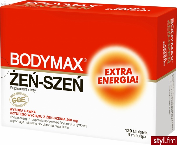 DANSK DROGE BODYMAX ŻEŃ-SzEŃ 120 tabletek - Body Bielizna Moda
