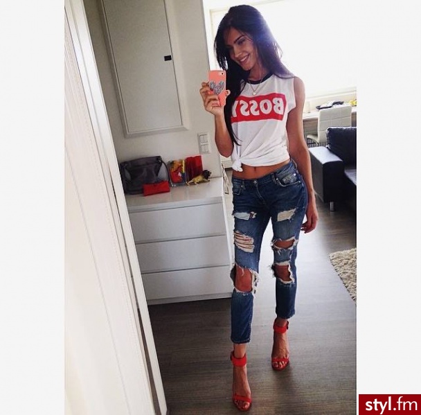 Jeansy Spodnie Moda