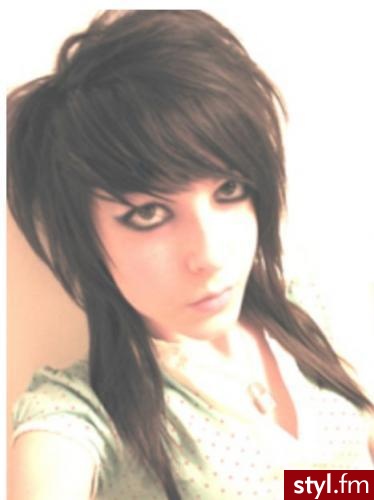 EMO Alternatywne Średnie Fryzury