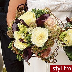 Bukiety ślubne Ślub Moda