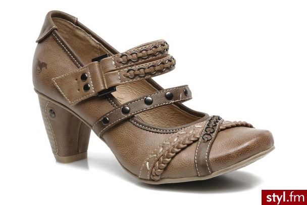 Mustang shoes Czółenka Neus by (Brązowy) - Czółenka Buty Moda
