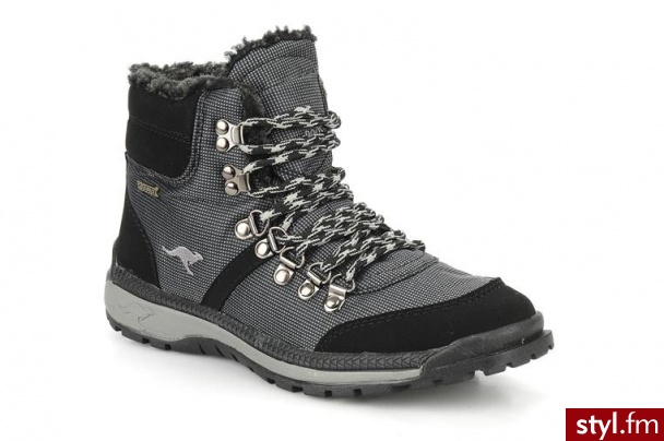 Kangaroos PÓŁBUTY I BOTKI PIRIN-MEDIUM BY KANGAROOS (Czarny) - Botki Buty Moda
