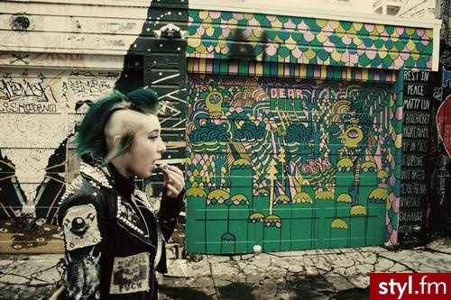 Punk Rock Alternatywne Średnie Fryzury
