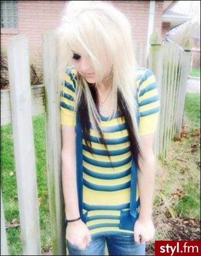 EMO Alternatywne Średnie Fryzury