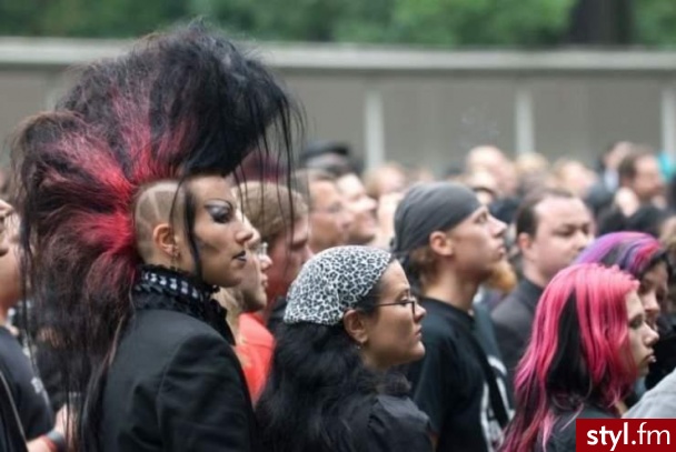 Punk Rock Alternatywne Średnie Fryzury