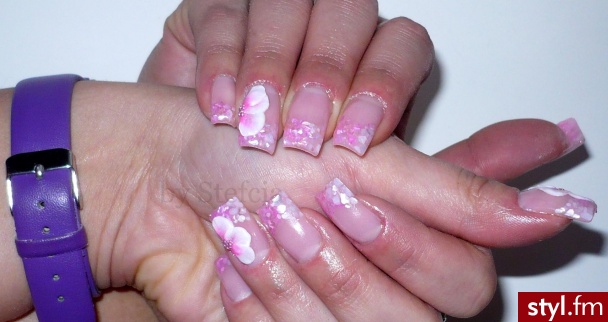 muszla kruszona. http://nailsofdreams.blog.onet.pl/ - Paznokcie