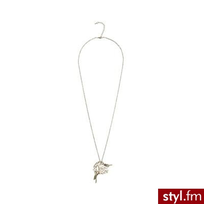 Bird and tree pendant necklace - Antique gold - Promod - Polyvore. Pobrano ze strony: http://www.polyvore.com/cgi/thing?id=20534949 - Pozostałe Dodatki Moda