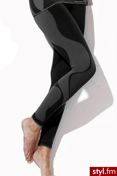 Gatta GAT Leggins legginsy termoaktywne męskie grey-black - Leginsy Spodnie Moda