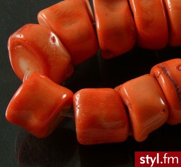 Koral Naturalny Kłącza 11/18mm Różowy - Korale Biżuteria Moda