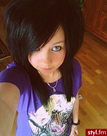 EMO Alternatywne Średnie Fryzury