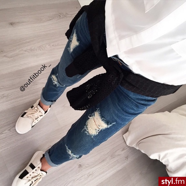 Jeansy Spodnie Moda