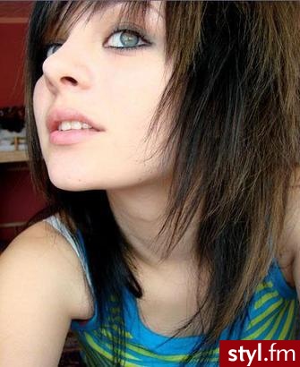 EMO Alternatywne Średnie Fryzury