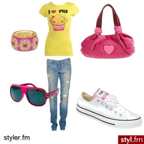 różowo-żółty. - - Styler