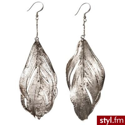 AURELIE BIDERMANN - SILVER FEATHER EARRINGS - Polyvore. Pobrano ze strony: http://www.polyvore.com/aurelie_bidermann_silver_feather_earrings/thing?id=9593249 - Pozostałe Dodatki Moda
