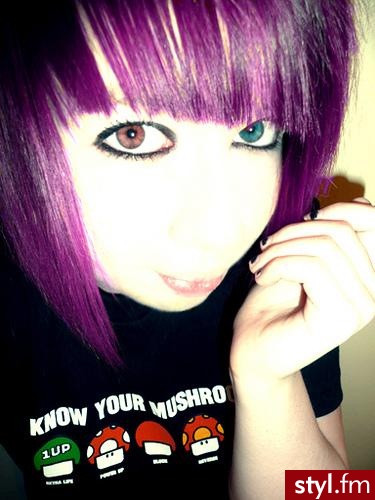 EMO Alternatywne Średnie Fryzury