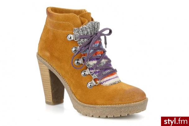 Mikaela PÓŁBUTY I BOTKI ELFORT BY MIKAELA (Brązowy) - Botki Buty Moda
