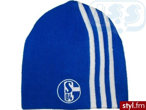 HSCHA06: Schalke 04 - czapka zimowa Adidas - Nakrycia głowy Dodatki Moda