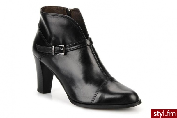 Perlato PÓŁBUTY I BOTKI JESABEL BY (CZARNY) (Czarny) - Botki Buty Moda