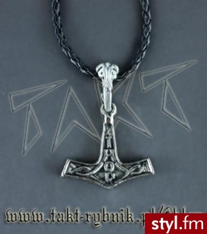 Wisiorek MŁOT THORA 13 -10210 - Wisiorki Biżuteria Moda