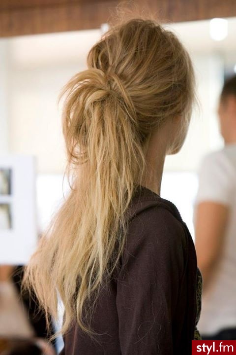 Blond Upięcie Proste Na co dzień Długie Fryzury