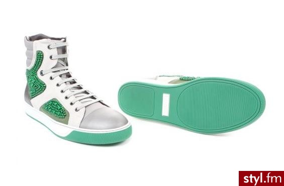 perełkowe trampki lanvin - Pozostałe Buty Moda