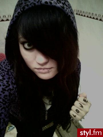 EMO Alternatywne Średnie Fryzury