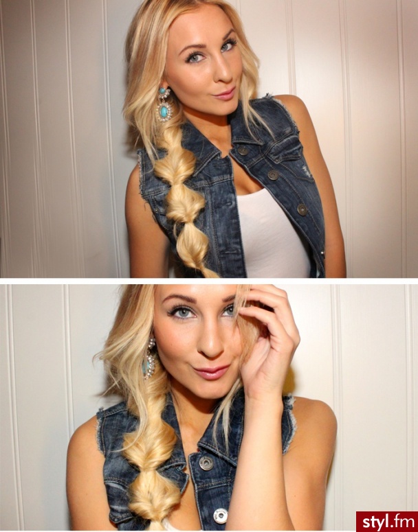 Blond Upięcie Kręcone Na co dzień Długie Fryzury