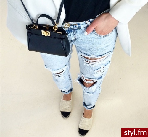Jeansy Spodnie Moda