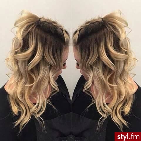 Blond Rozpuszczone Kręcone Na co dzień Długie Fryzury