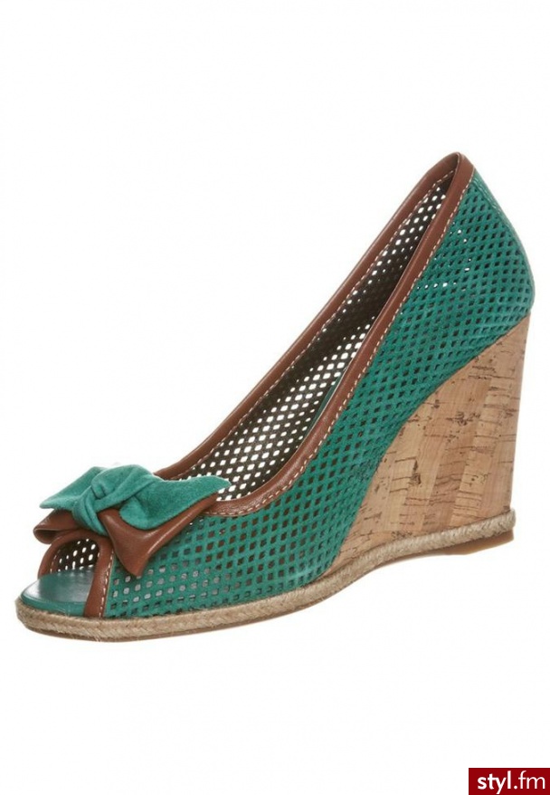 Martinelli TUYI Szpilki Peep Toe turkusowy - Szpilki Buty Moda
