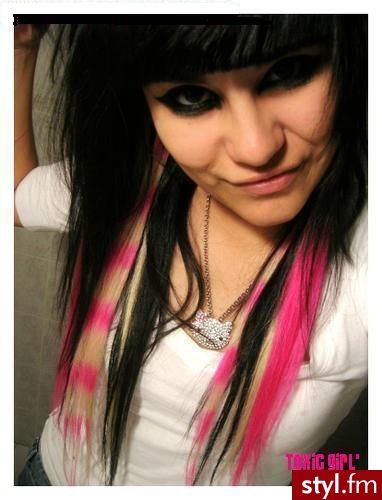 EMO Alternatywne Średnie Fryzury